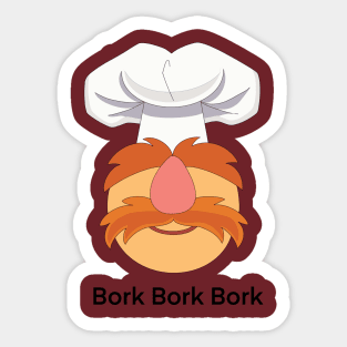 Bork Bork Bork Sticker